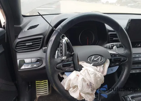 2022 Hyundai Veloster N from USA, damaged, VIN KMHT36AH0NU015217